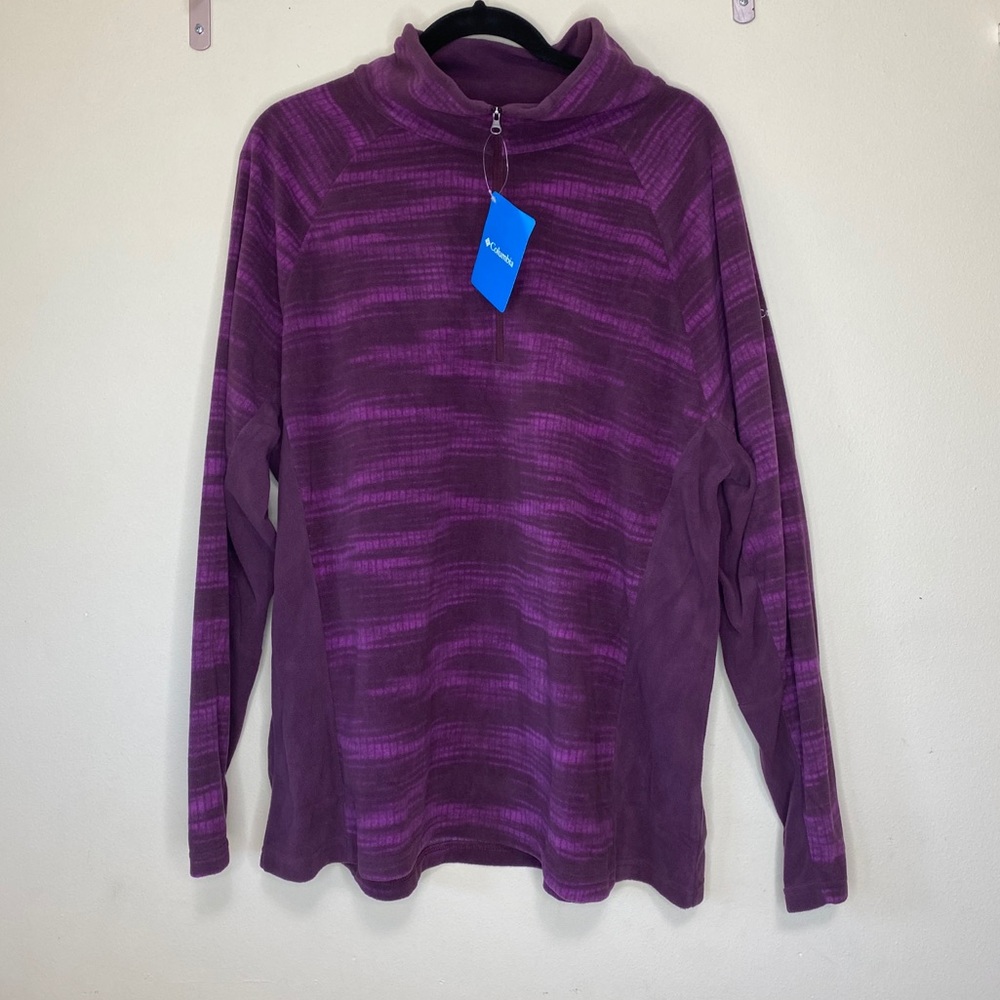 Columbia 1/2 zip fleece pull over